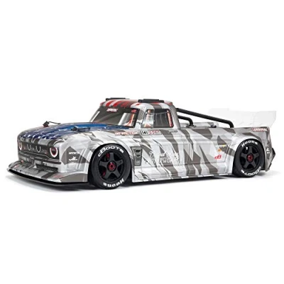 Imagen de ARRMA 1/7 INTROCTION 6S BLX V2 All Road RC Camión RTR (transmisor y Receptor incluidos, baterías Cargador necesarios), Plata, ARA7615V2T2
