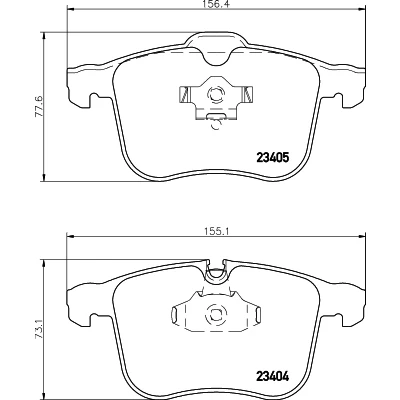 Imagen de HELLA 8DB 355 009 431 Juego de pastillas freno preparado para indicador desgaste con accesorios OPEL: Vectra C Berlina, CC