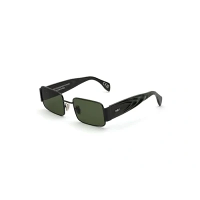 Imagen de Retrosuperfuture Unisex 13W Z Tartaruga Gafas de sol Metal Negro Verde Cuadrada Normal