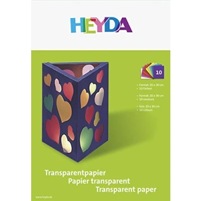 Imagen de HEYDA Transparentpapier Bastelmappe, DIN A4, 42 g/qm