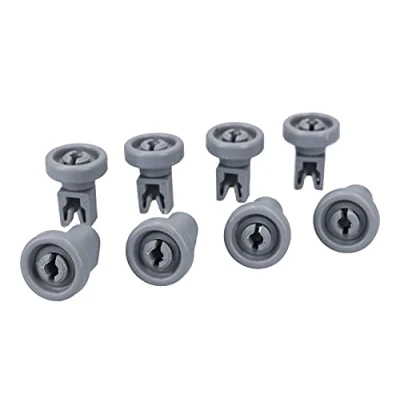 Imagen de 8 x DL pro Rollo de cesta ruedas 25 mm para la superior del lavavajillas AEG Electrolux 5028696700/0 50286967000 5028696700