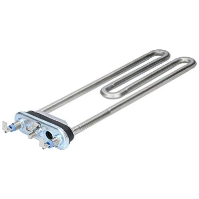 Imagen de Kenekos Resistencia 230V, barra calefactora compatible con lavadora Bosch/Siemens, Constructa, Balay, como 12029196 (sustituye 265961/00265961), 230 V 2050 Watt agujero para sonda NTC