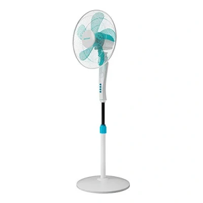 Imagen de Cecotec Ventilador de Pie con Mando a Distancia y Temporizador EnergySilence 530 Power Connected White. 50 W, 5 Aspas 40 cm, 3 Velocidades, Motor Cobre, Oscilante, Pantalla, Blanco