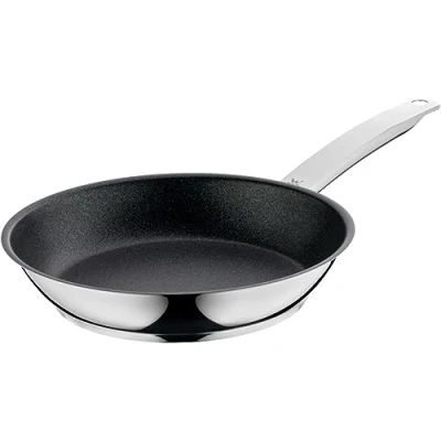 Imagen de WMF Permadur Advance Sartén 24 cm Antiadherente, Acero Inoxidable Cromargan, Resistente a los Arañazos, Mango de Inoxidable, Apta para inducción, Sin PFOA