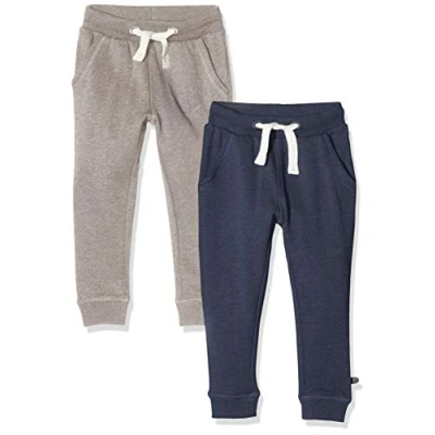 Imagen de MINYMO 2er Pack Sweat Pants/Freizeithose für Jungen Pantaln, Gris, 92 para Niños