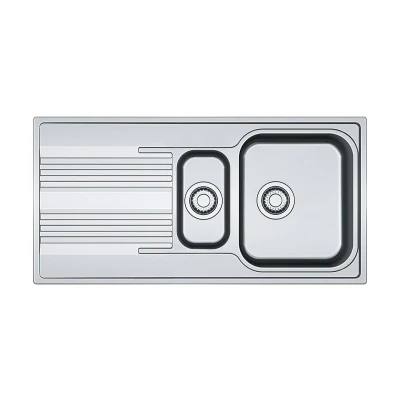 Imagen de Franke 101.0368.326 Fregadero de Cocina acero inoxidable con único y mitad cuenco Smart SRL, gris