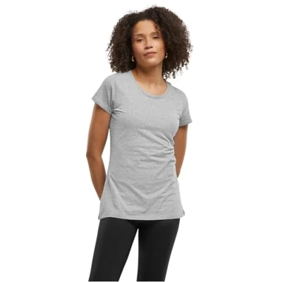 Imagen de Build Your Brand Camiseta básica para Mujer, Gris, S