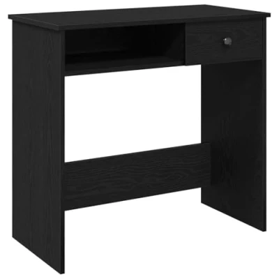 Imagen de vidaXL Escritorio de Madera contrachapada Negro 80x40x75 cm