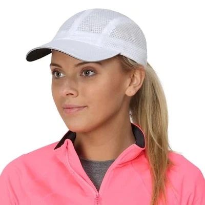 Imagen de TrailHeads Race Day Performance Gorra para Correr de Mujer, Deportiva, Ligera y Secado rápido