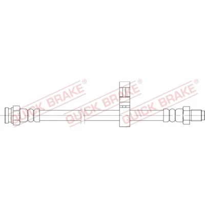 Imagen de QUICK BRAKE 32.128 Latiguillos de Freno 366 M10x1 FIAT: Ducato II Furgón, Bus, Camión plataforma/Chasis
