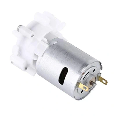 Imagen de DC 3 12V Mini bomba de engranaje autocebante, 3V 12VDC Herramienta Bombeo Agua Utilizada para Acuarios, Bonsais, Jardín Rocas, Refrigeración por Laptop con Motor RS 360SH