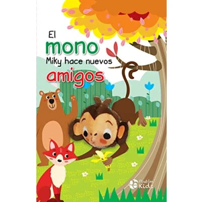 Imagen de El mono Miky hace nuevos amigos (Libros con Títeres)