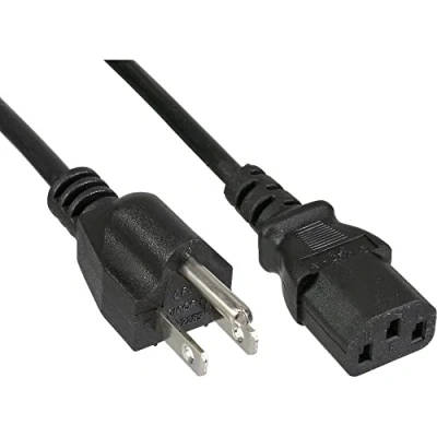 Imagen de InLine 16651U Cable (1 m, Male connector / Female connector, C13 acoplador, NEMA 1 15P, 125 V, Negro)