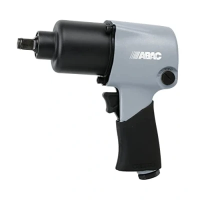 Imagen de ABAC Atornilladore de Impacto Neumática 1⁄2&quot; G 102 Maletín plástico con accesorios (tomas + barra extensión 100mm mini engrasador botella aceite vacía) Par: 500 Nm