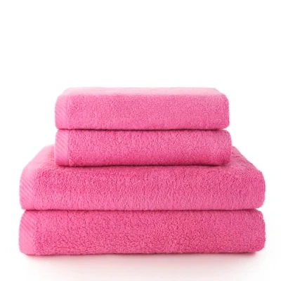 Imagen de Top Towel Plus toallas de baño grandes 2 mano o lavabo + ducha Algodon 100% Fresa