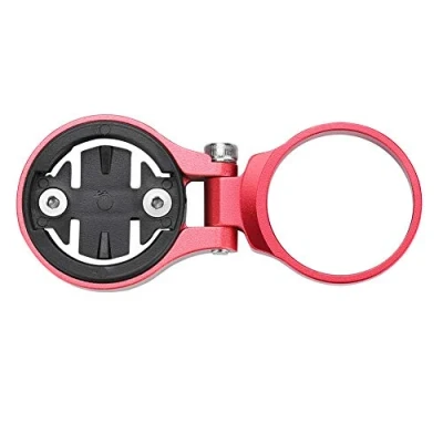 Imagen de Nikou Soporte para computadora en Bicicleta de extensión odómetro Ciclismo aleación Aluminio, (Color : Red for Garmin)