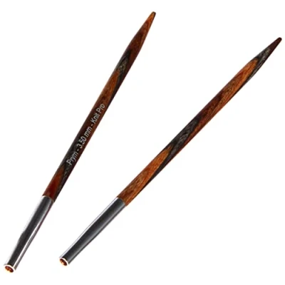Imagen de Prym Agujas Circulares Naturales Cortas 8,7 cm 3,50 mm, Madera, Multicolor, 3,5 mm