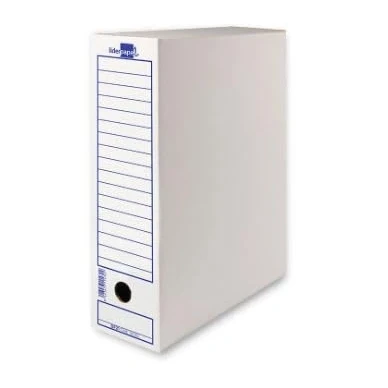 Imagen de Caja archivo definitivo liderpapel ecouse carton 100% reciclado 104 folio 365x251x100mm 325g/m2