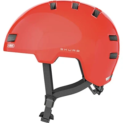 Imagen de Abus SKURB Casco de Bicicleta, Unisex, Naranja (signal orange), S (52 56 cm)