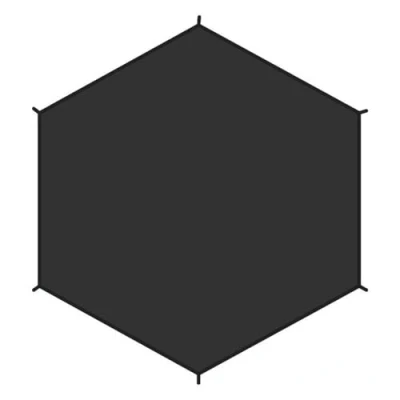 Imagen de Fjällräven Dome 2 Footprint Black Tent accessory