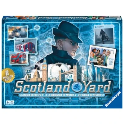 Imagen de Ravensburger Scotland Yard Sherlock Holmes 40, Juegos De Mesa, 2 a 6 Jugadores, 8+ Años