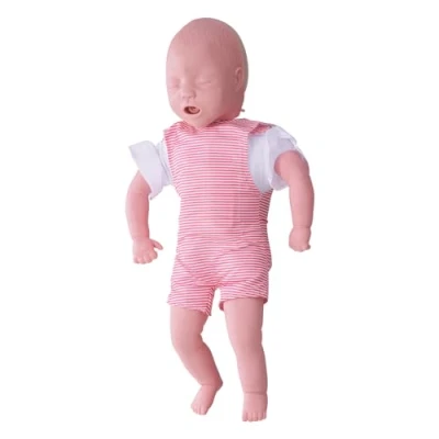 Imagen de VEVOR Maniquí de Entrenamiento Infantil Modelo Enfermería Tamaño Natural Primeros Auxilios para RCP PVC con Bolsa Maniobra Heimlich, Reanimación