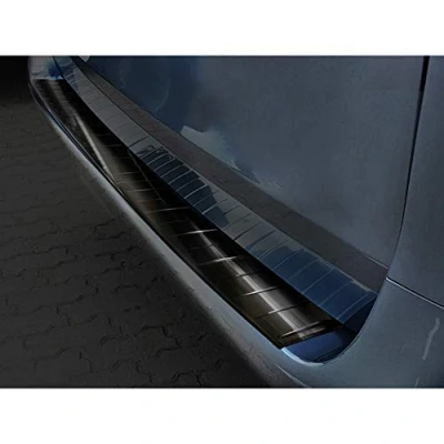 Imagen de Avisa Protector del Parachoques Trasero Inoxidable Negro Compatible con Mercedes Vito/Clase V 2014 2019 &amp; Facelift &#039;Ribs&#039; (Versión Larga)