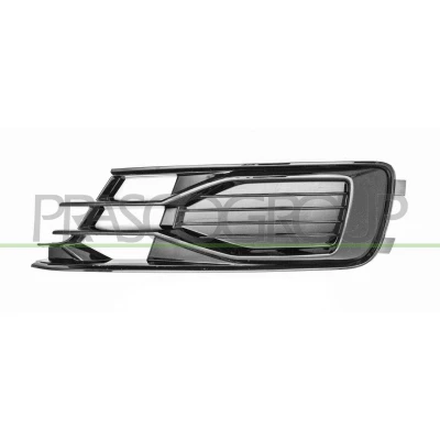 Imagen de PRASCO AD0402124 Rejilla Parachoques sin orificio(s) para faros antiniebla Delante, izquierda brillante AUDI: A6 C7 Avant, Berlina