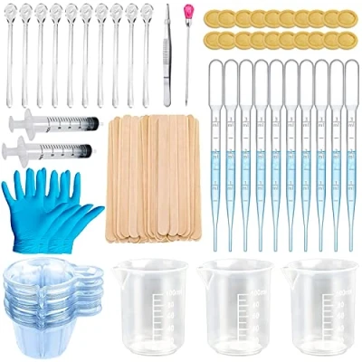 Imagen de ZUZGO Resina Epoxi DIY Kit Taza Medidora Varillas para Mezclar Pipeta de Herramientas (149 Piezas)