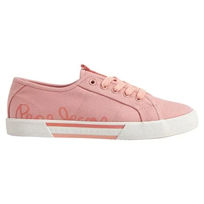 Imagen de Pepe Jeans Brady Logo W, Zapatilla Sostenible Mujer, Naranja (Melocotón Claro), 39 EU