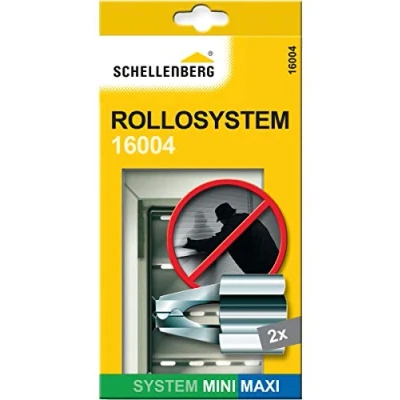 Imagen de Schellenberg 16004 Seguro de fijación para persianas, 2 piezas, seguridad ventanas