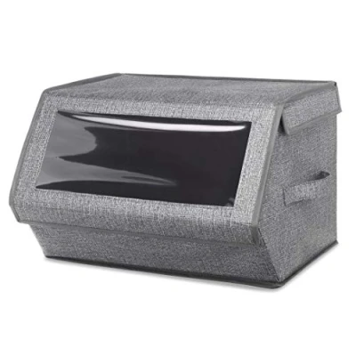 Imagen de Whitmor 6283 7045 Caja apilable para ventana, gris