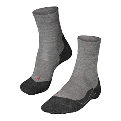 Imagen de FALKE RU4 Endurance Wool M SO lana anti ampollas 1 par, Calcetines para correr Hombre, Gris (Light Grey Melange 3830), 39 41