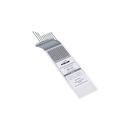 Imagen de WC20 2% electrodos de tungsteno cerio TIG Ø 1,6 x 175 mm, 10 para soldadura universe gris