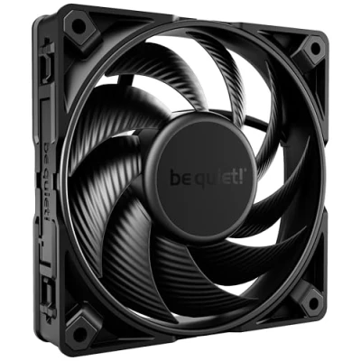 Imagen de be quiet! Silent Wings Pro 4 ventilador PWM de 120 mm, aspas optimizadas, rendimiento excepcionalmente alto, interruptor velocidad para la máxima PWM, negro, BL098