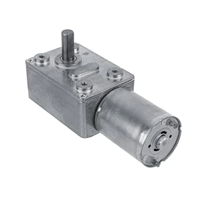 Imagen de FTVOGUE DC 12V Motor Eléctrico Reductor CW/CCW Sinfín de Alto Par Reversible y 5/6/20/40/62 RPM(40RPM)