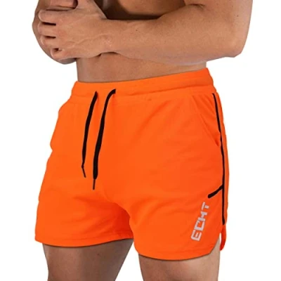 Imagen de Superora Shorts Deportivos Hombre Pantalones Cortos Short de Ejercicio Deporte Secado Rápido Malla con Cordón para Playa Correr Jogging Running al Aire Libre Ligero y
