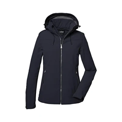 Imagen de killtec Dama Chaqueta softshell para mujer con cálido forro polar interior Damen Softshelljacke, dunkelnavy, 41113 000