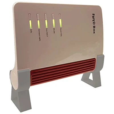 Imagen de ULROAD Soporte para AVM Fritz!Box Router Fritz Box 5590 7530 6890 5530 6850, Color Gris