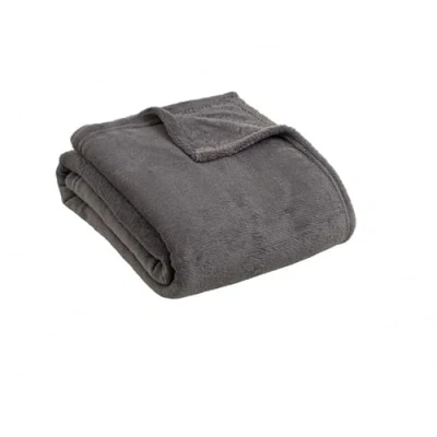 Imagen de DAMDAM GO Manta De Sofá Suave y Calido, Polar para Cama 100% Poliester 130x160 cm Gris Oscuro