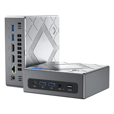 Imagen de NiPoGi Mini PC Ιntel Core i5 12450H (hasta 4,40 GHz),16GB (8 GB*2) DDR4 512GB NVMe SSD Ordenador,WiFi 6 Computadora,Ιntel UHD Graphics 1200MHz,2X HDMI+VGA,4K Sobremesa Escuela