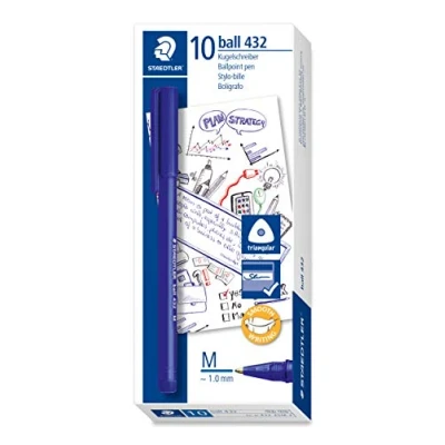 Imagen de STAEDTLER 432 35M 3 Rainbow Ballpoint Pen mediano, azul