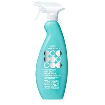 Imagen de YOPE Líquido probiótico para la limpieza de cabinas ducha Elimina incrustaciones y sedimentos Baldosas cerámicas Fugas Limita el crecimiento moho 97% Ingredientes naturales 500ml