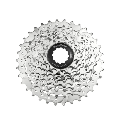 Imagen de SUN RACE CSM66 8 Speed Cassette 11 32T. Nickel, Adultos Unisex, Negro, ESTANDAR