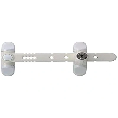 Imagen de Socona l6c catena di sicurezza per finestre con chiave, colore: bianco