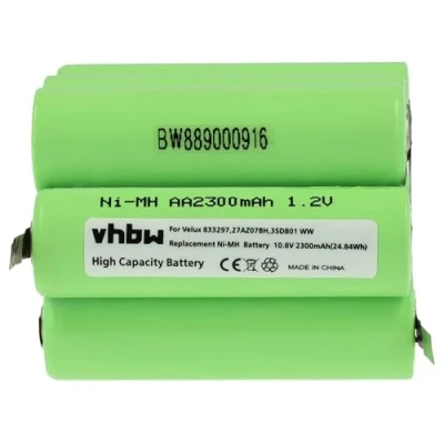Imagen de vhbw Batería reemplaza 27AZ07BH, 3SD B01 WW, 833297 para persiana claraboya (2300mAh, 10,8V, NiMH)