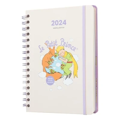 Imagen de Grupo Erik Agenda El Principito 2024 semana vista A5 con ilustraciones anual 2024, semanal