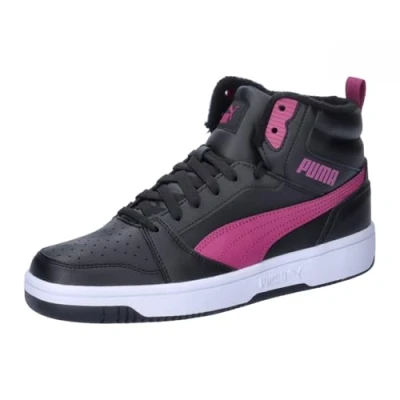 Imagen de PUMA Rebound V6 Mid WTR Jr, Sneaker, Black Magenta Gleam White, 37.5 EU