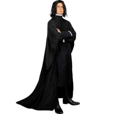 Imagen de Funidelia Disfraz de Severus Snape Harry Potter para hombre Magos, Gryffindor, Hogwarts Disfraces adultos, accesorios Fiestas, Carnaval y Halloween Talla L XL Negro