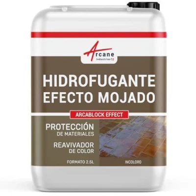 Imagen de Hidrófugo Impermeabilizante con Efecto Humedecido: ARCAFUGE Mojado 2.5 L (hasta 25 m²) ARCANE INDUSTRIES